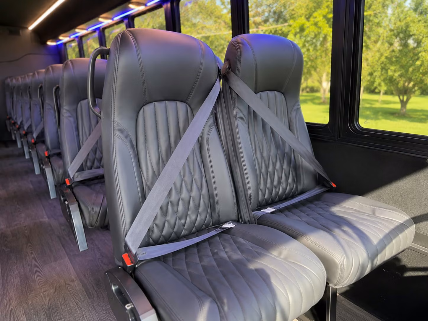 20 passenger minibus interior