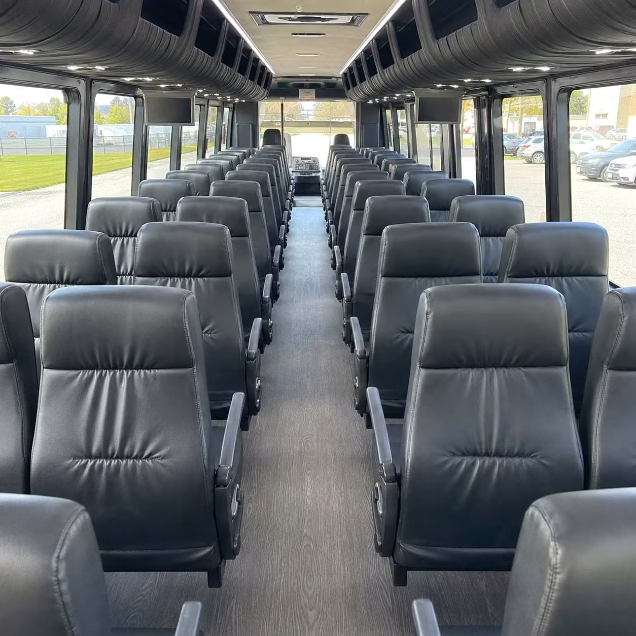 25 passenger minibus interior